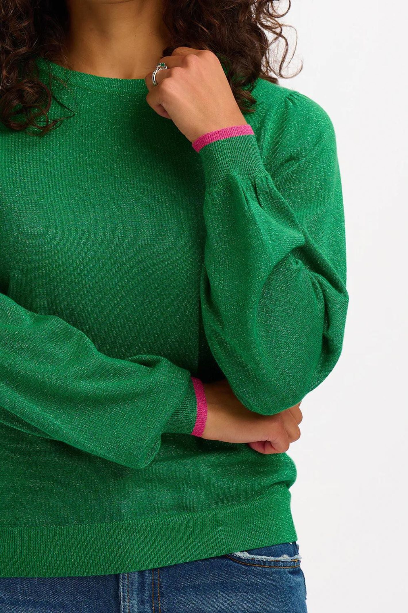 Bottle green jumper ladies hotsell