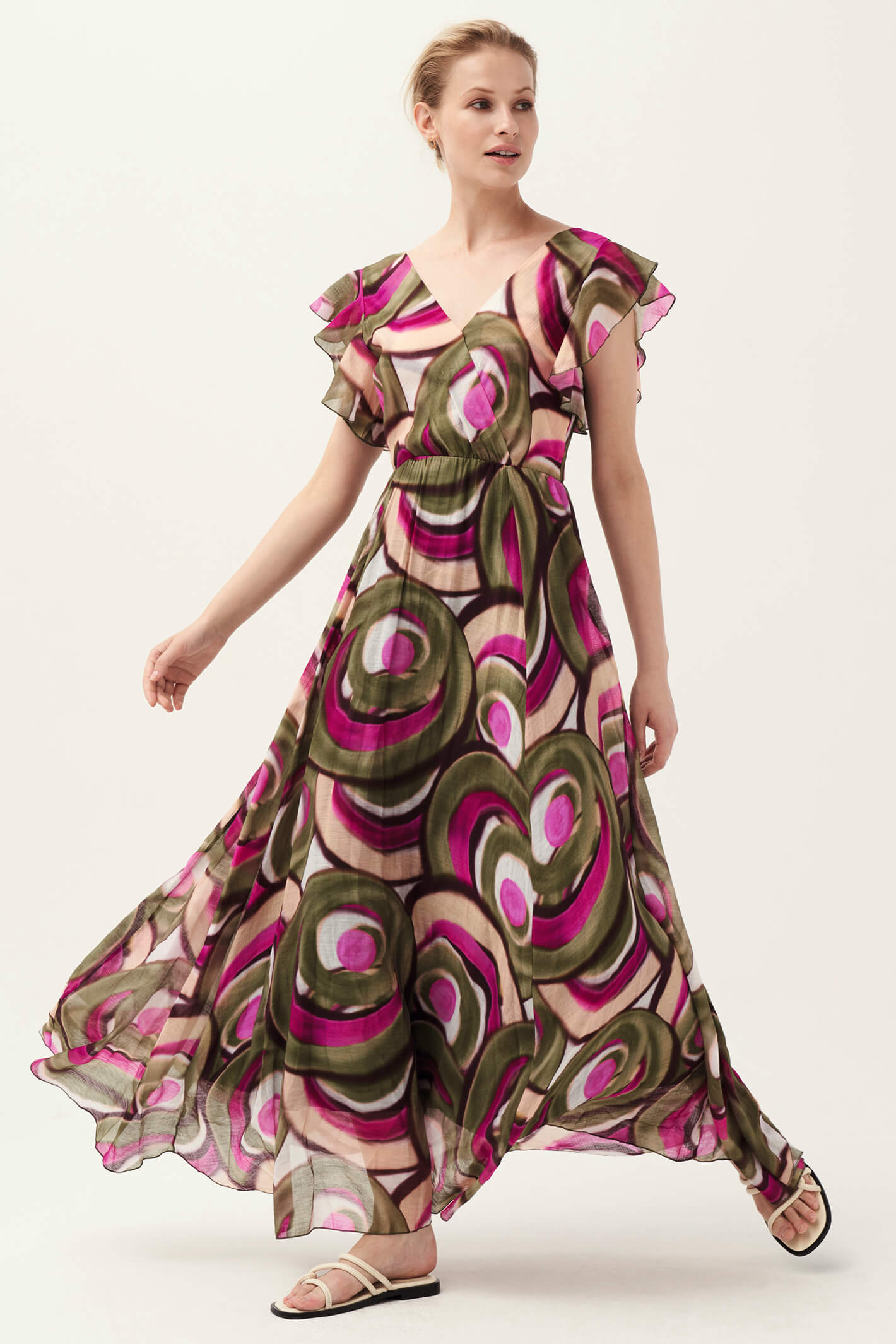 Maxi 2024 multicolor dress