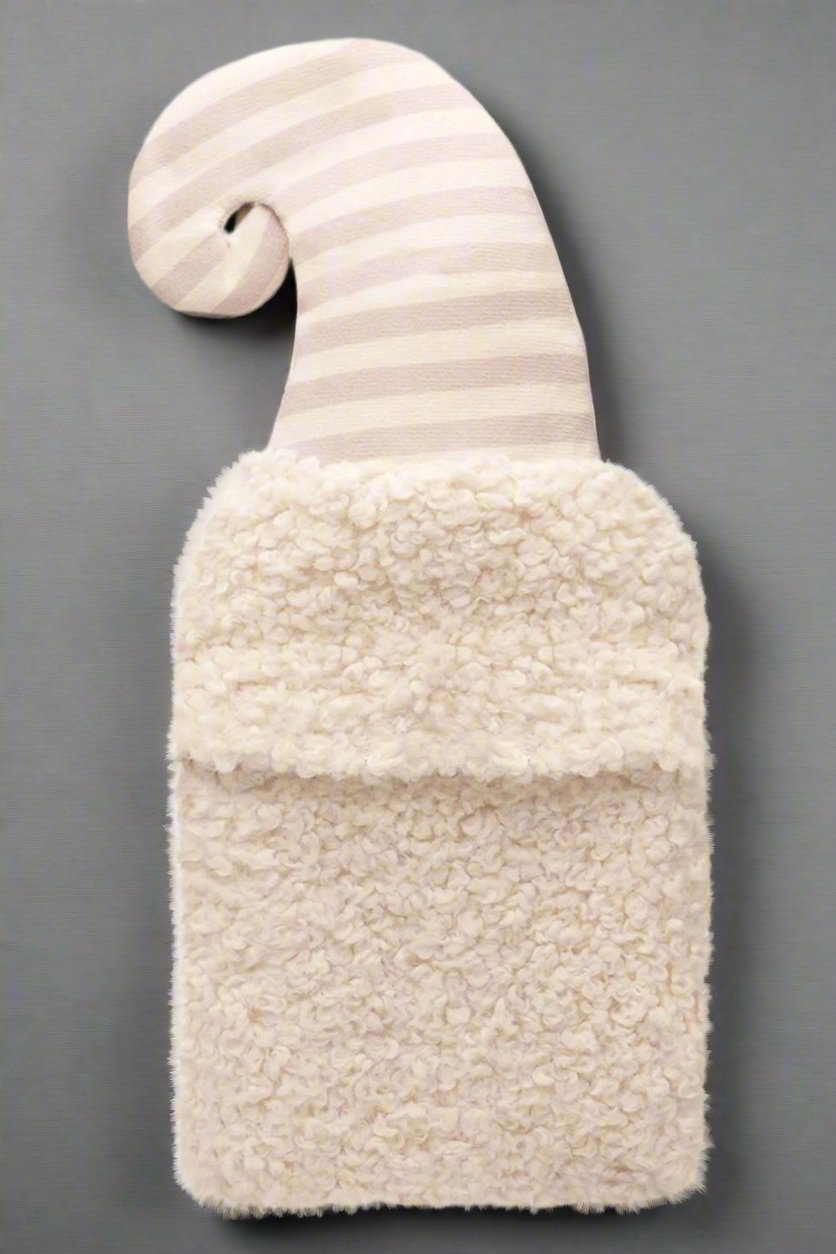 Cream Gonk Hot Water Bottle