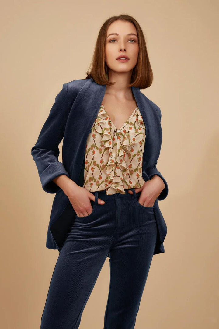 Traffic People Navy Corrie Bratter Maude Jacket