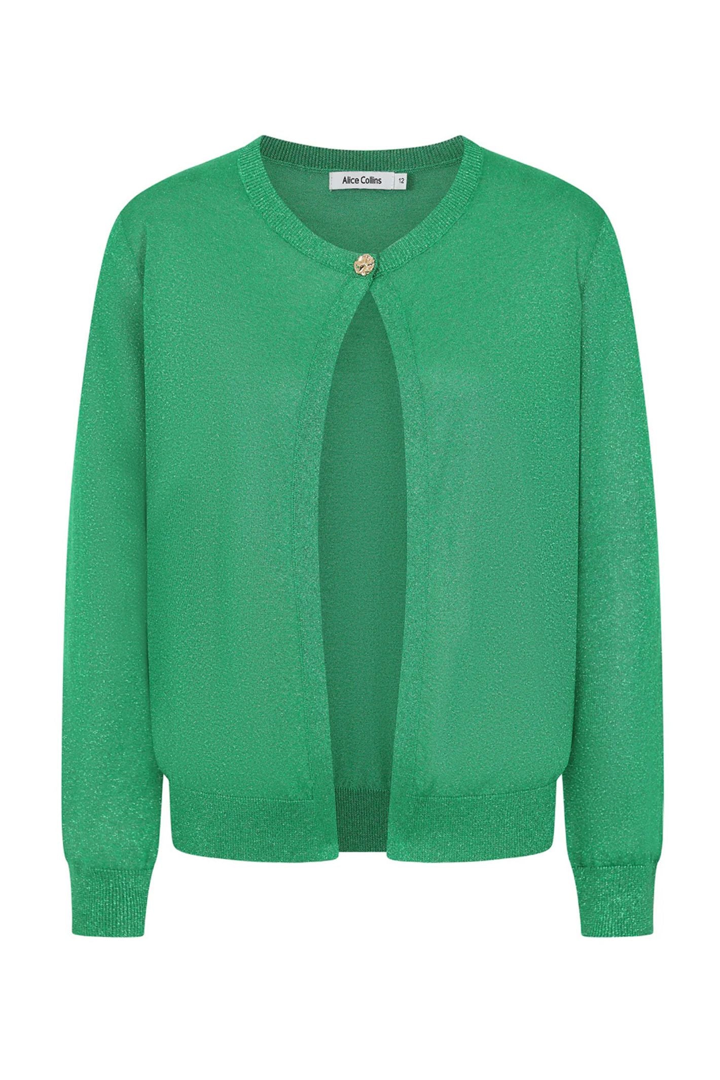 Kelly green long cardigan sale