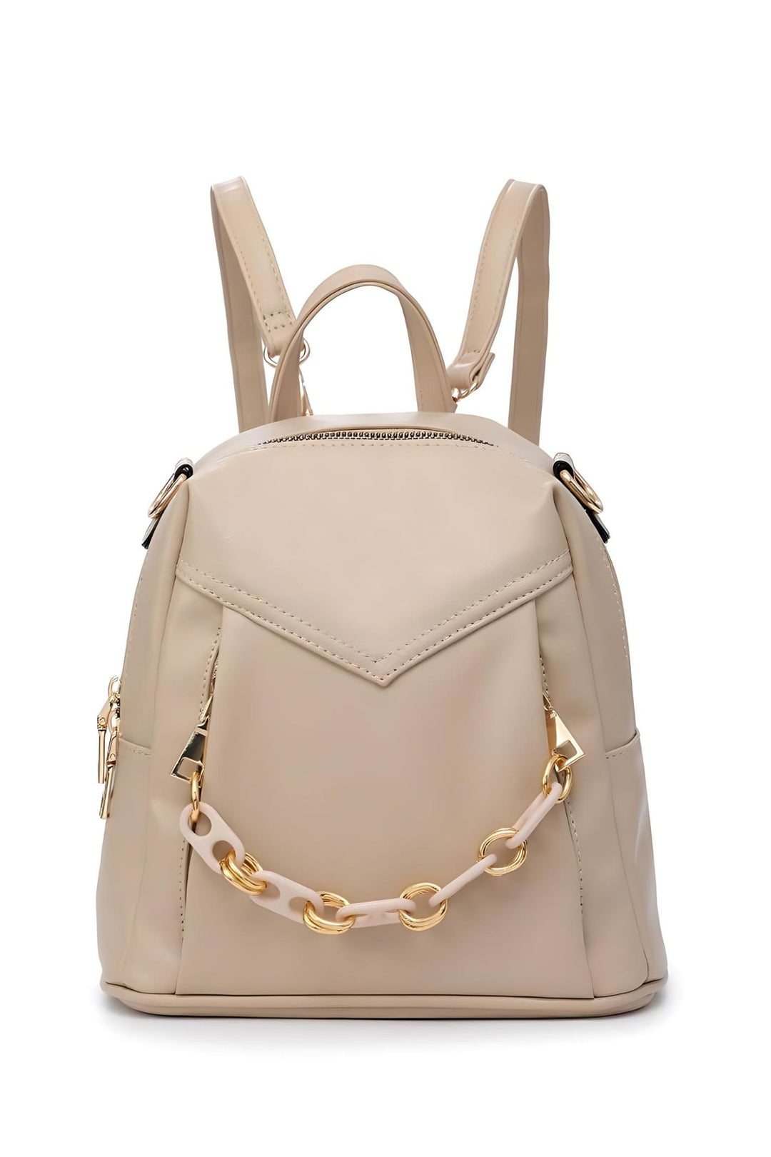 Apricot Small 2-In-1 Backpack Crossbody Bag