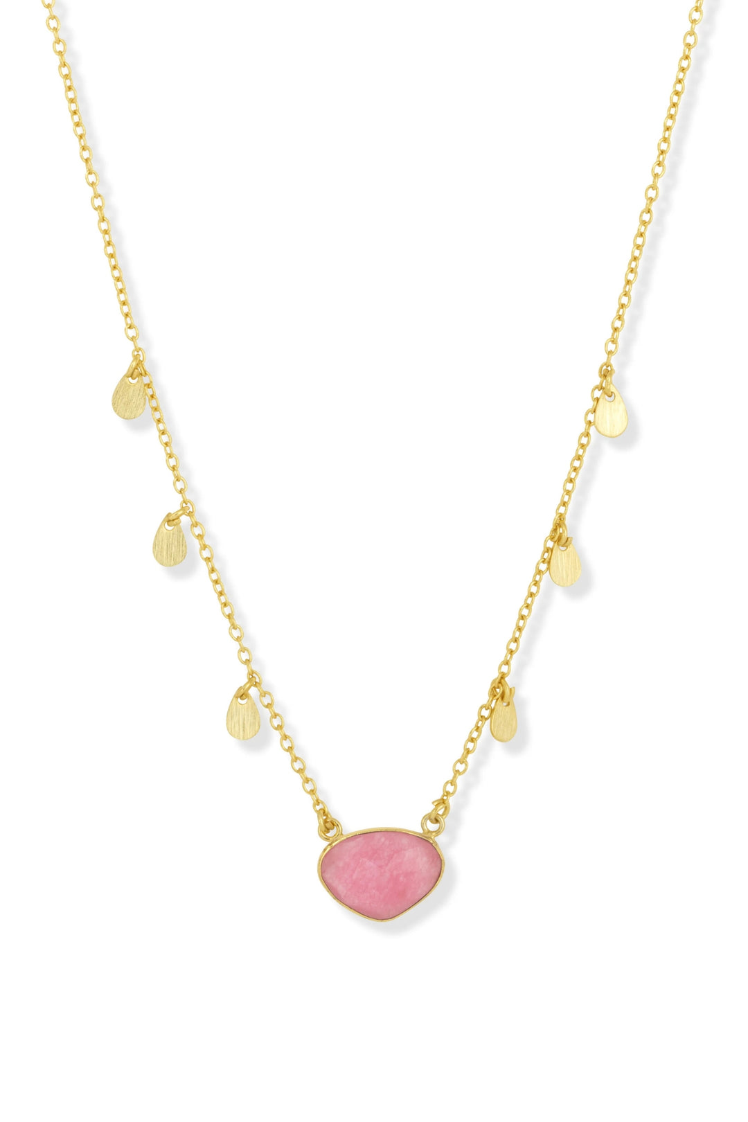 Ashiana Summer Pink Jade Necklace