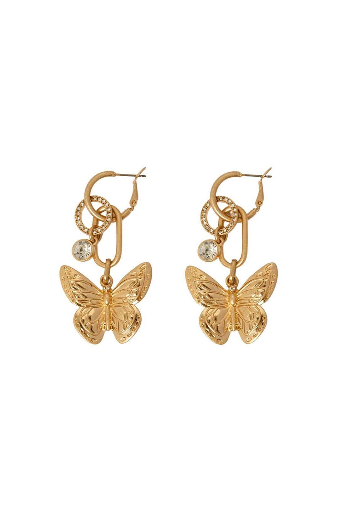 Bibi Bijoux Gold Serene Wings Interchangeable Earrings