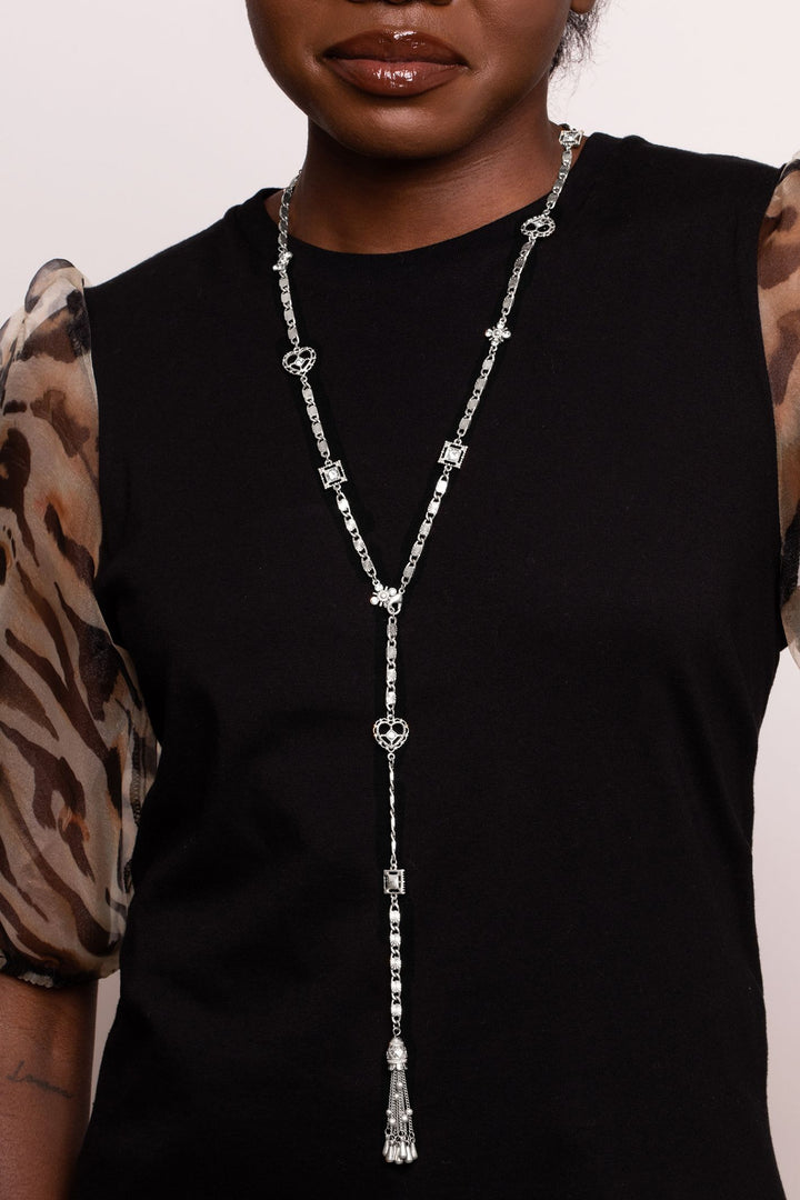 Bibi Bijoux Silver Heart Charm Necklace