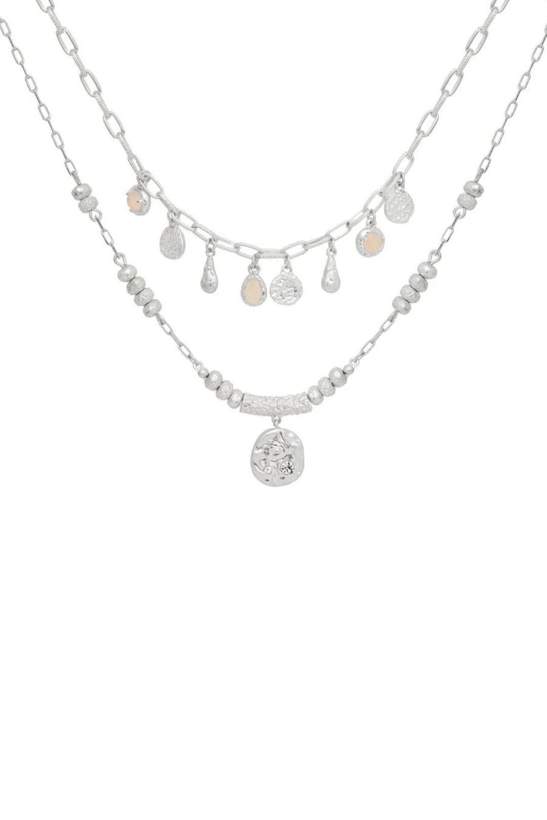 Bibi Bijoux Silver Savannah Layered Necklace