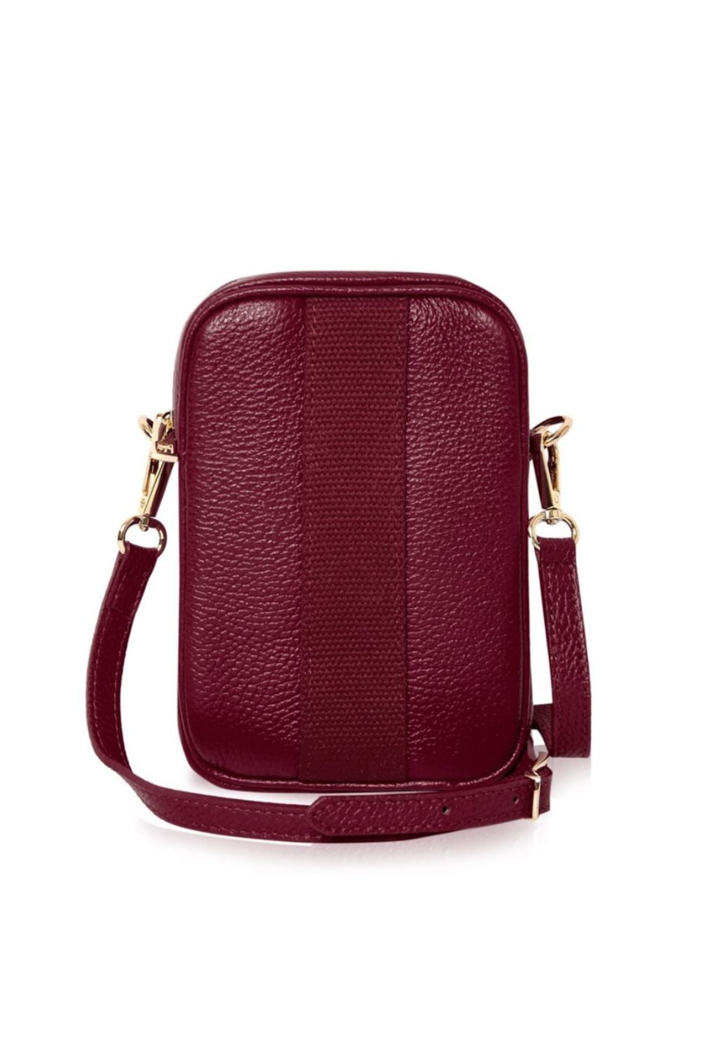 Burgundy leather cross body bag best sale