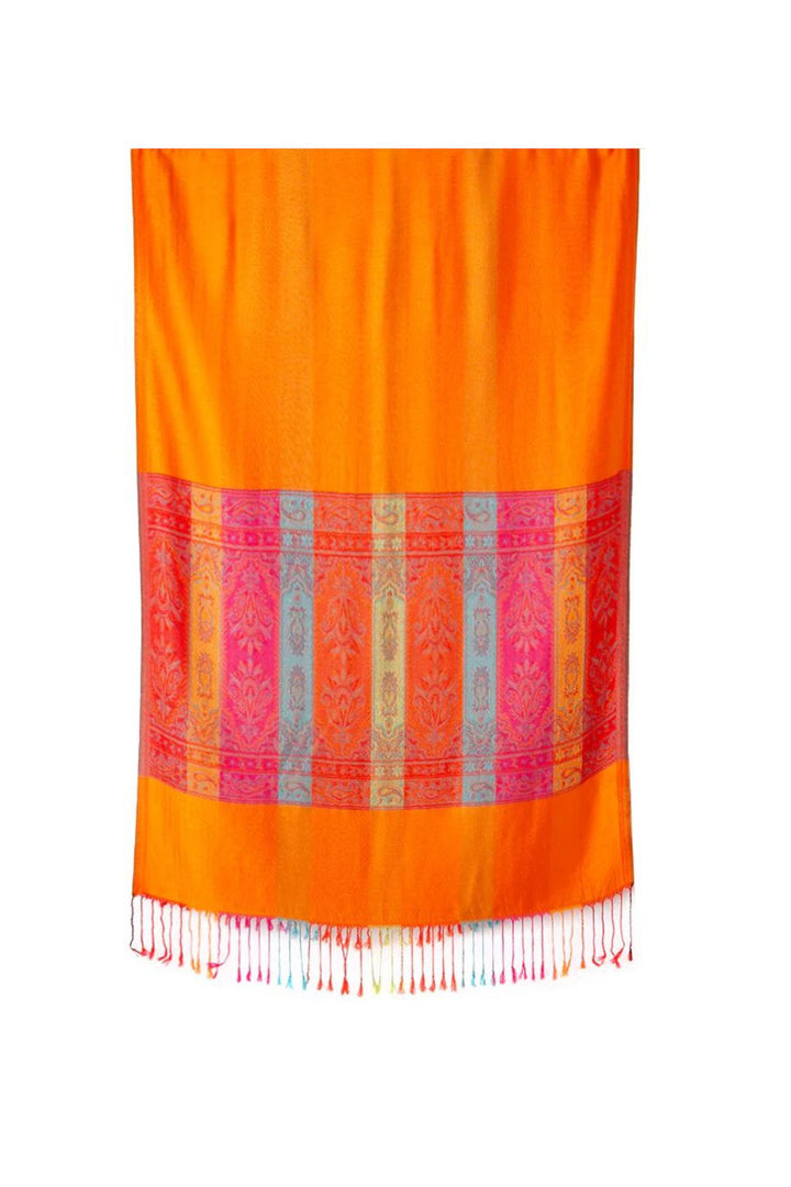 Burnt Orange Silky Seville Pashmina