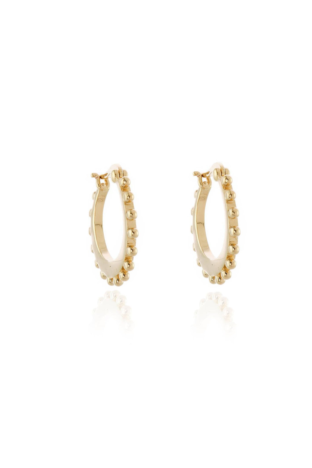 Cachet Beba 15mm Gold Plated Earrings