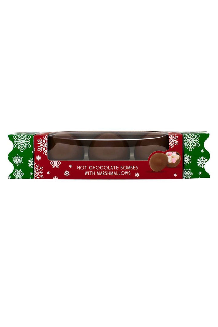 Christmas Hot Chocolate Bombe Cracker (3 bombes) Marshmallow Filled