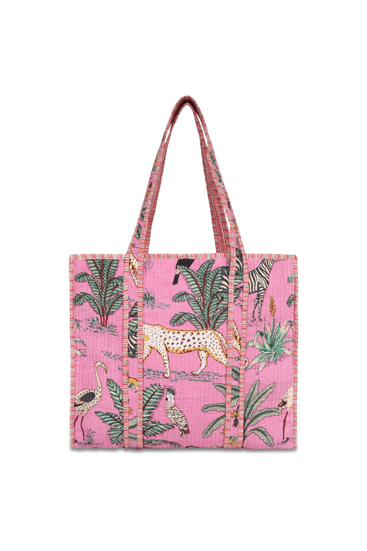 Conscious Yoga Collective CYC The Ultimate Jungle Tote Pink