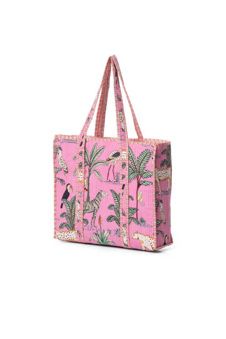 Conscious Yoga Collective CYC The Ultimate Jungle Tote Pink