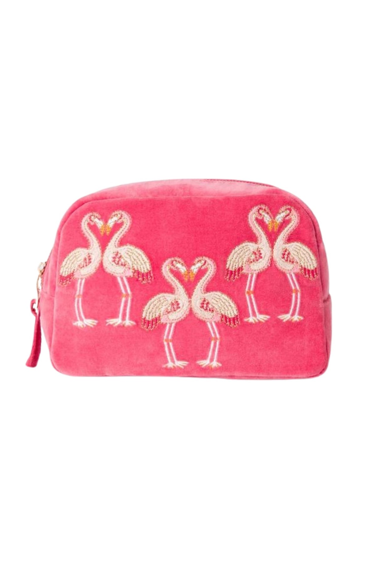 Elizabeth Scarlett Blush Pink Flamingo Cosmetics Bag Experience