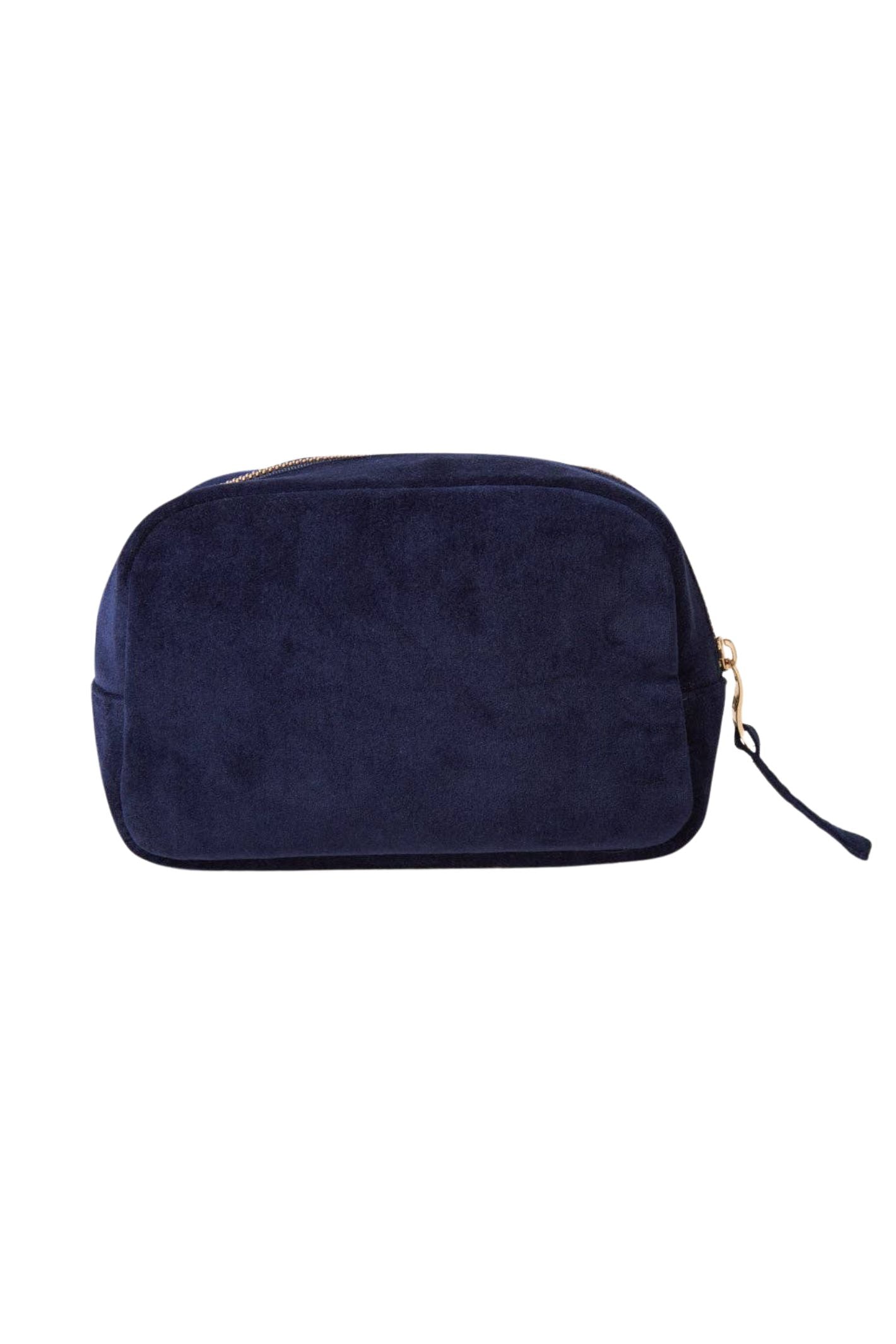 Elizabeth scarlett night sky online cotton velvet makeup bag