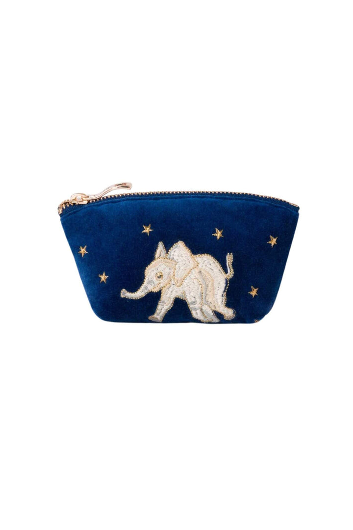 Elizabeth Scarlett Navy Orphaned Elephants Conservation Coin Purse