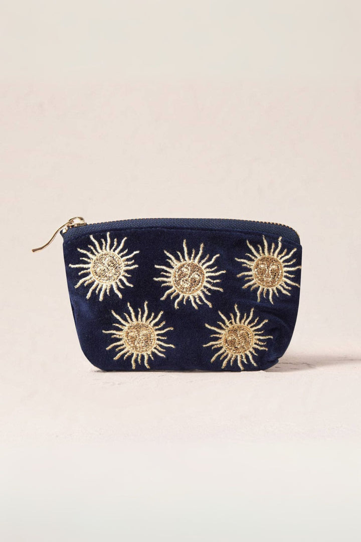 Elizabeth Scarlett Sun Goddess Navy Coin Purse