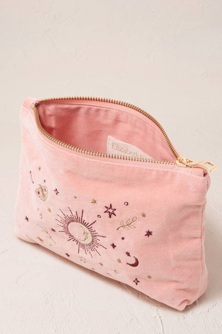 Elizabeth Scarlett Pink Boho Mysticism Mini Pouch