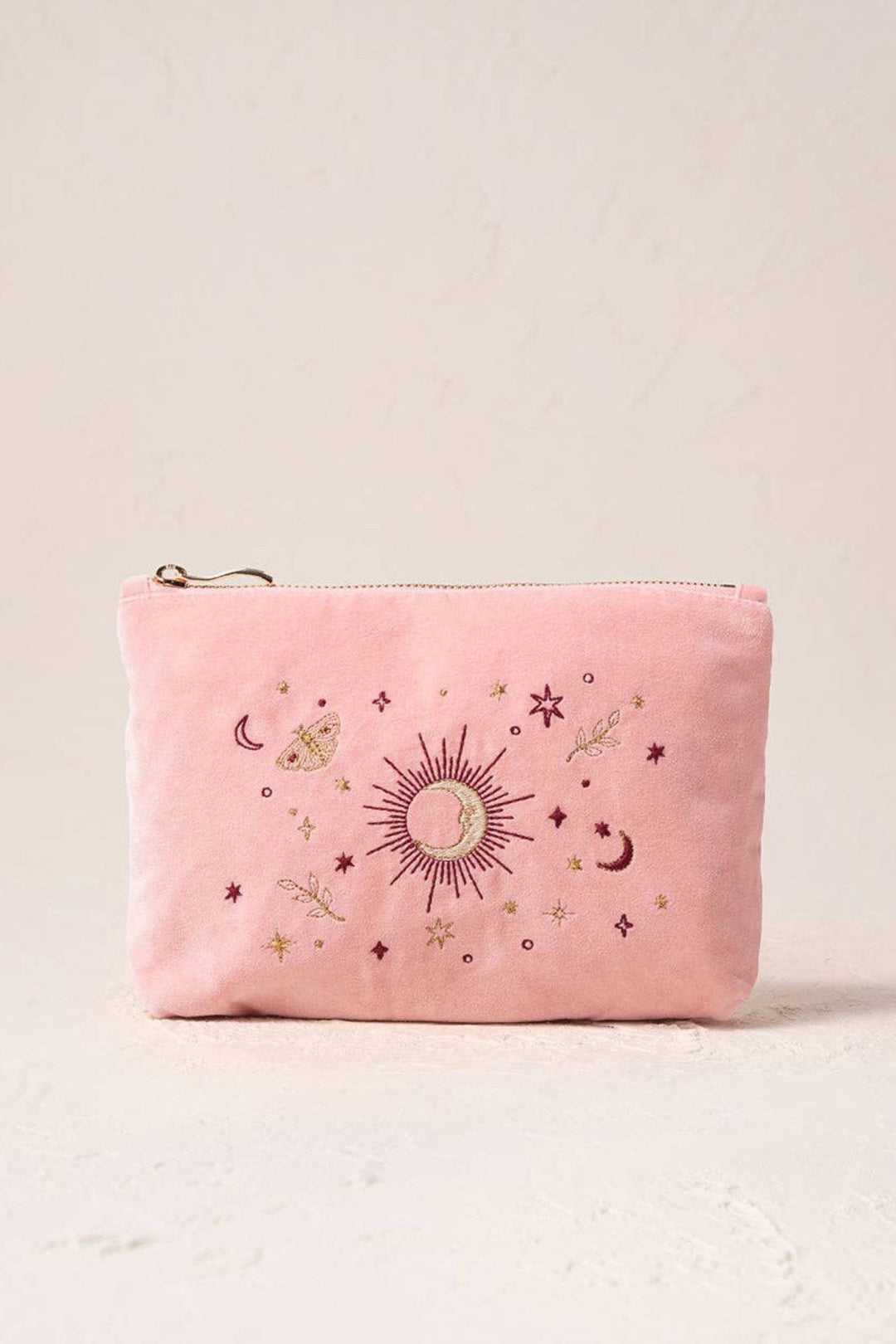 Elizabeth Scarlett Pink Boho Mysticism Mini Pouch