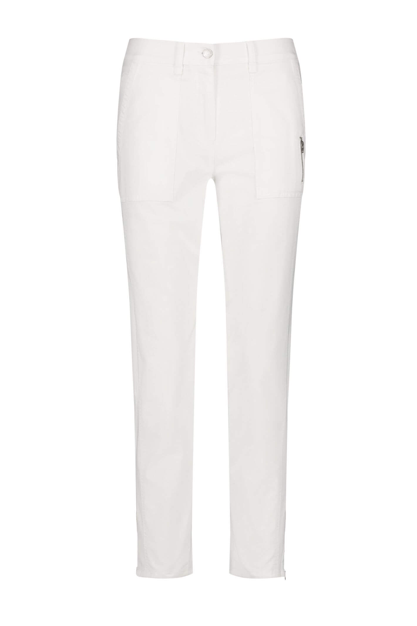 Gerry Weber 822038 White Chino Trousers – Experience Boutique