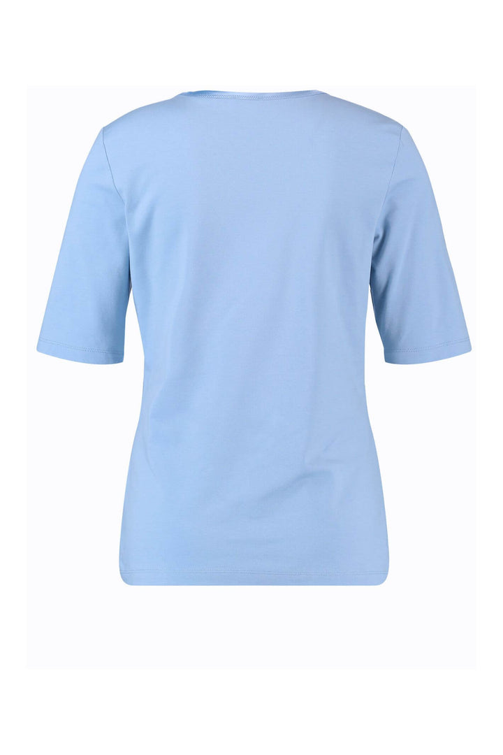 Gerry Weber 977004 Light Blue Satin Detail T-Shirt