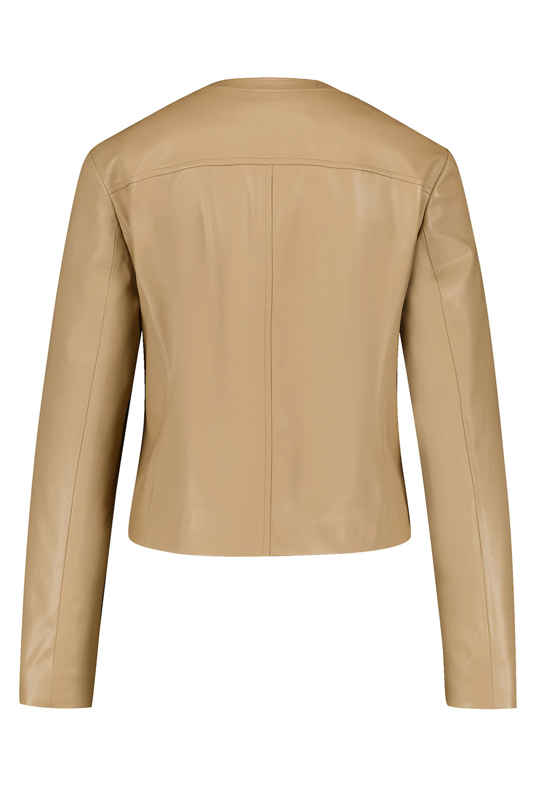 Gerry Weber Beige Faux Leather Coated Jacket 430026 - Experience 