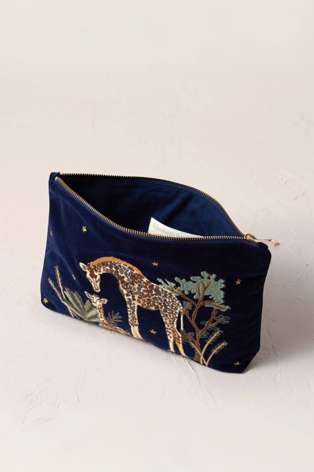 Giraffe Mother & Baby Everyday Pouch: Navy