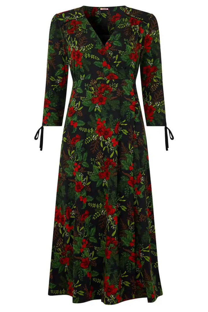 Joe Browns Festive Flora Jersey Dress WF151