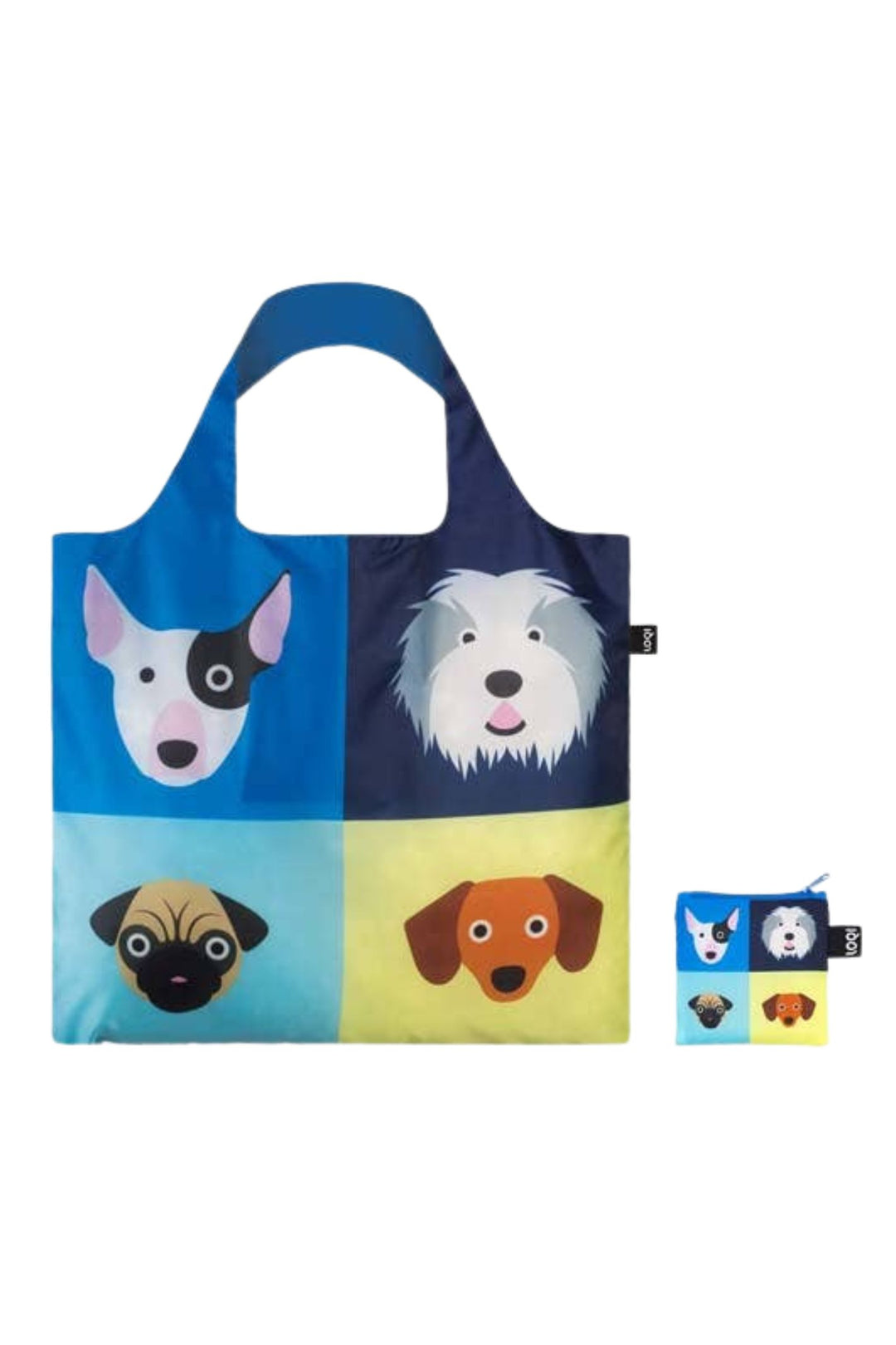 Loqi Stephen Cheetham Dogs Recycled Tote Bag