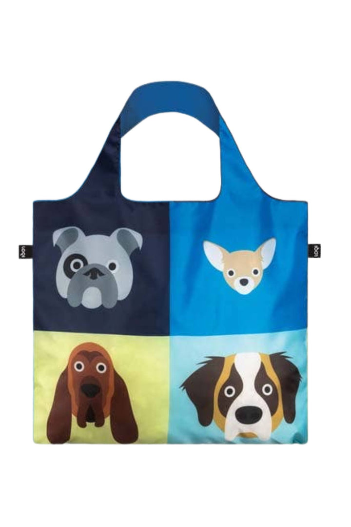 Loqi Stephen Cheetham Dogs Recycled Tote Bag