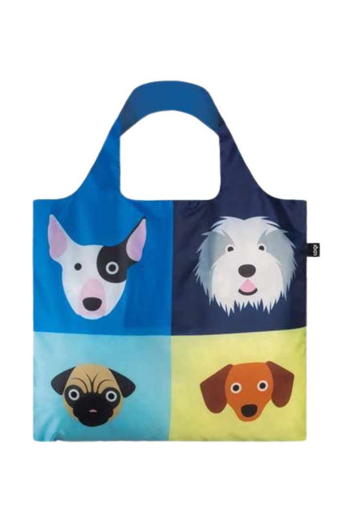 Loqi Stephen Cheetham Dogs Recycled Tote Bag