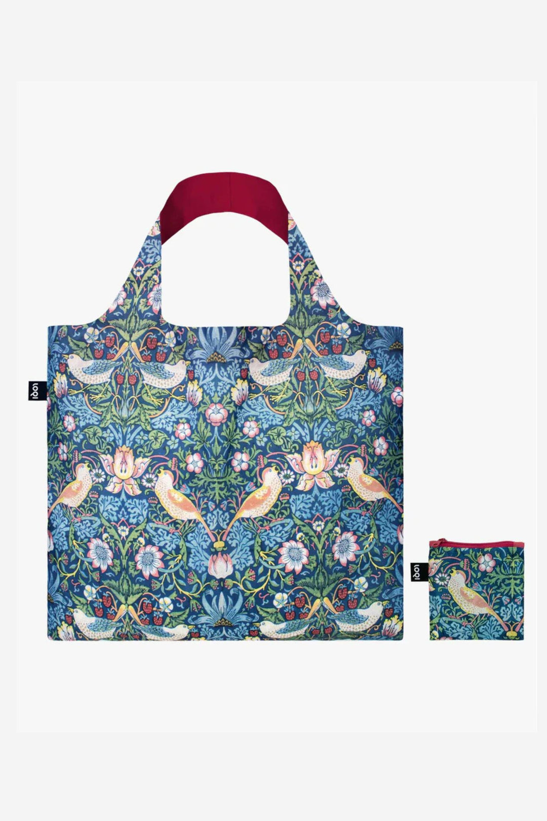 Loqi William Morris The Strawberry Thief Recycled Tote Bag