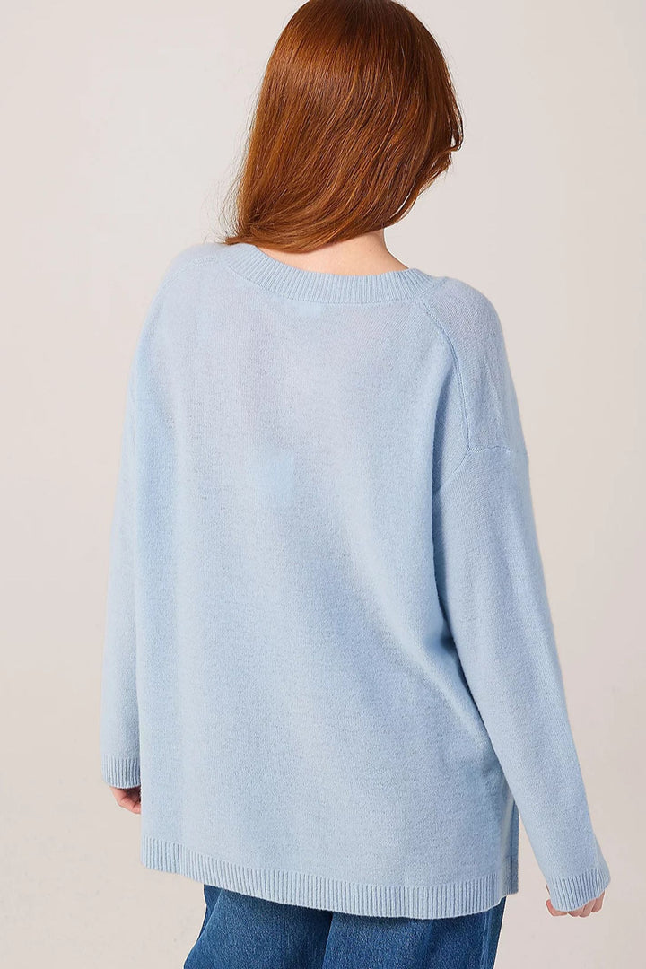 Masai Copenhagen MaFauniel Blue Fog Wool Jumper