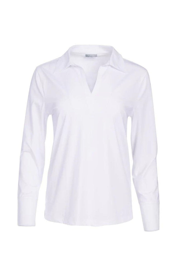 Naya NAW23 108 White Collar & Cuff Top