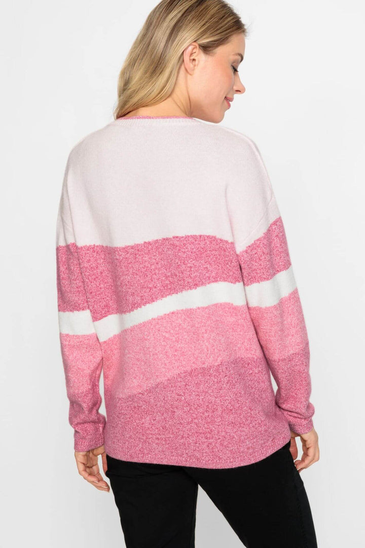 Olsen 11003942 French Rose Marbled Knit Jumper