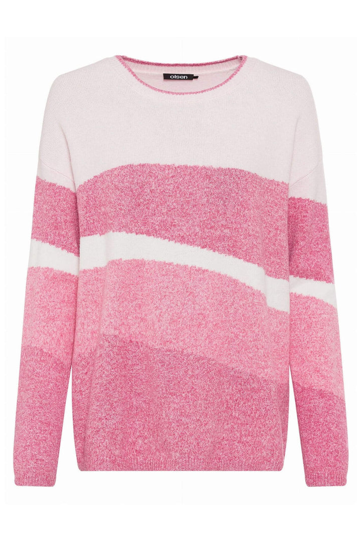 Olsen 11003942 French Rose Marbled Knit Jumper