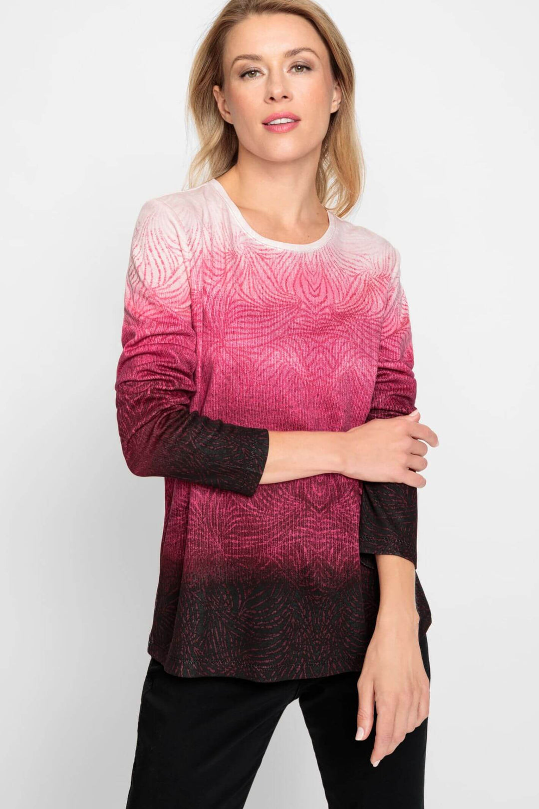 Olsen 11104674 French Rose Ombre Top