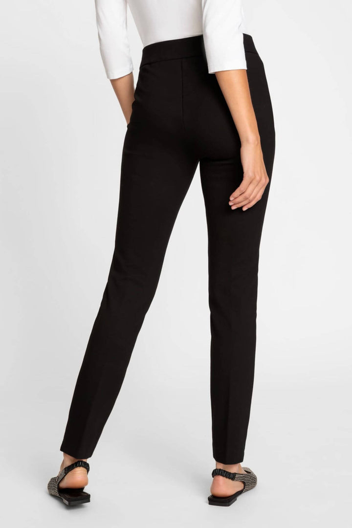 Olsen 14002130 7/8th Black Pia Stretch Jersey Trousers