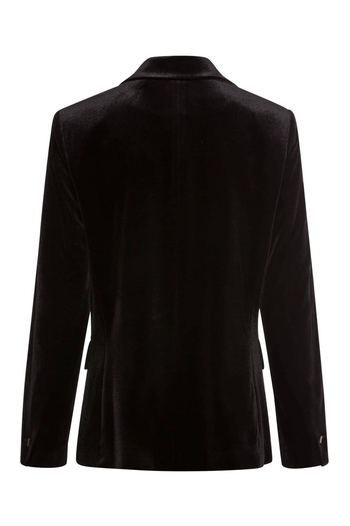 Olsen 15001390 Black Velour Tailored Blazer