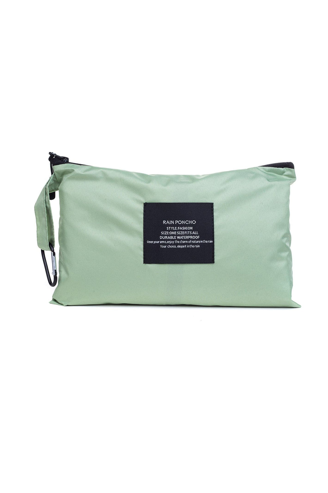 Park Lane Olive Green Waterproof Poncho Pack-a-mac