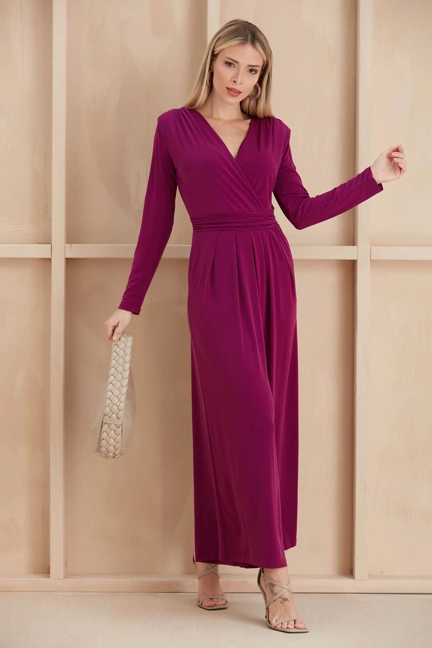 Burgundy sales culotte jumpsuit