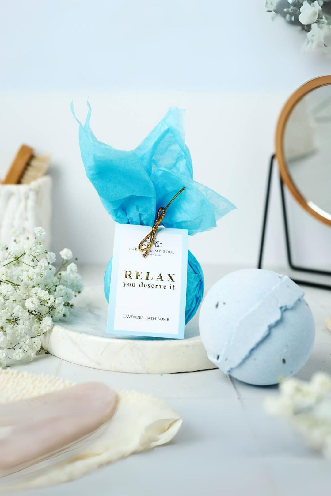 Relax You Deserve It - Relaxing Lavender Bath Bomb