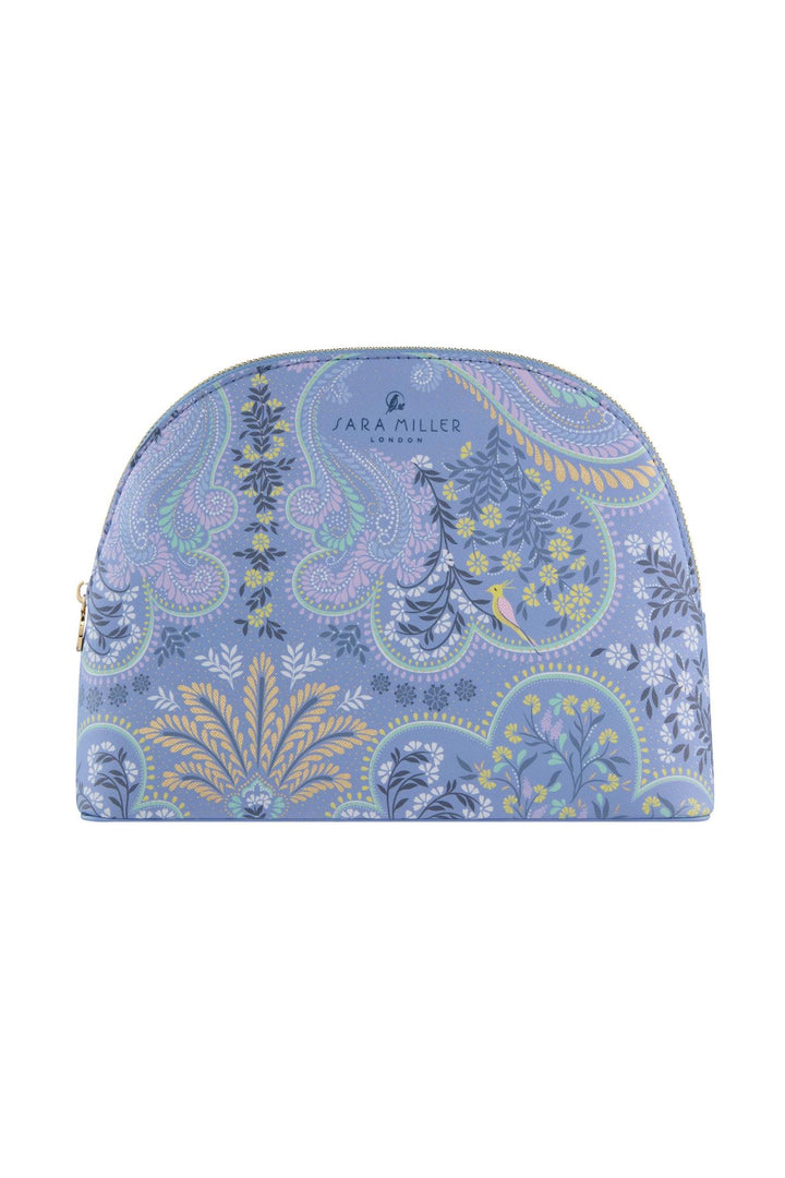 Sara Miller Savannah Blue Large Cosmetics Bag