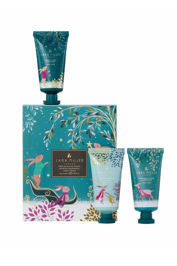 Sara Miller Woodland Tales Trio Hand Cream Set - Experience Boutique