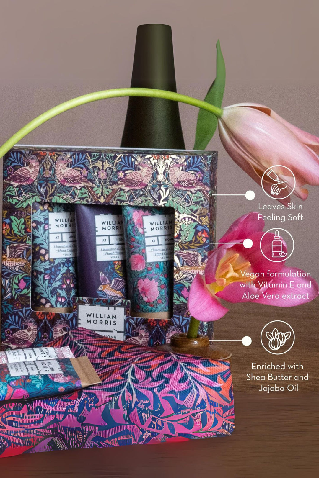 William Morris Bird & Yare Clementine & Clove Hand Cream Set