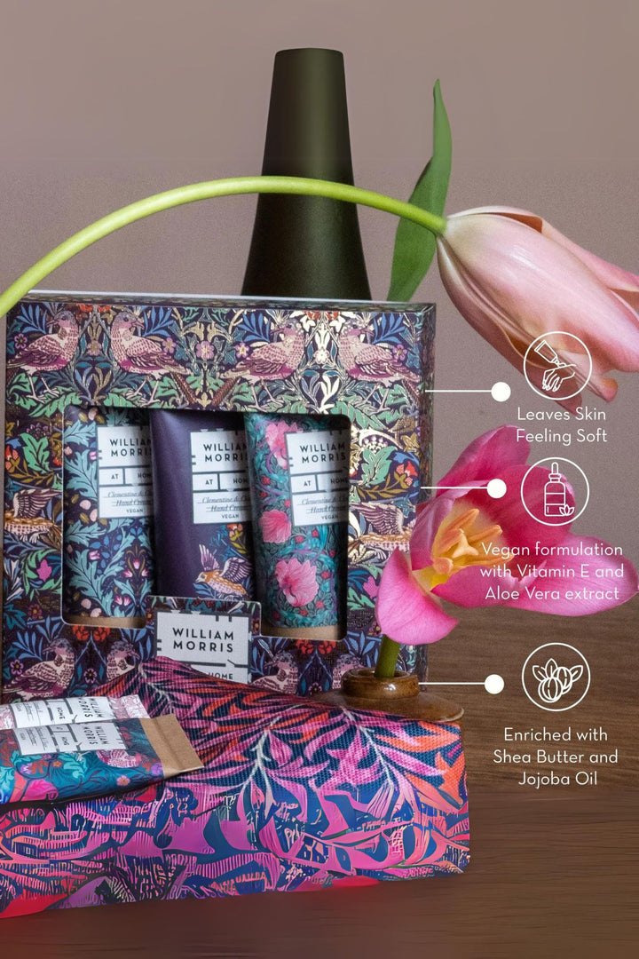 William Morris Bird & Yare Clementine & Clove Hand Cream Set