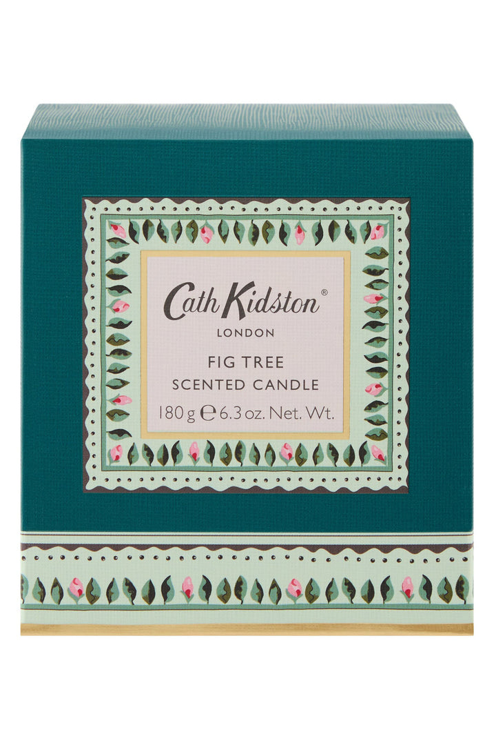 Cath Kidston Home Fragrance Fig Tree Dark Green Glass Candle - Experience Boutique