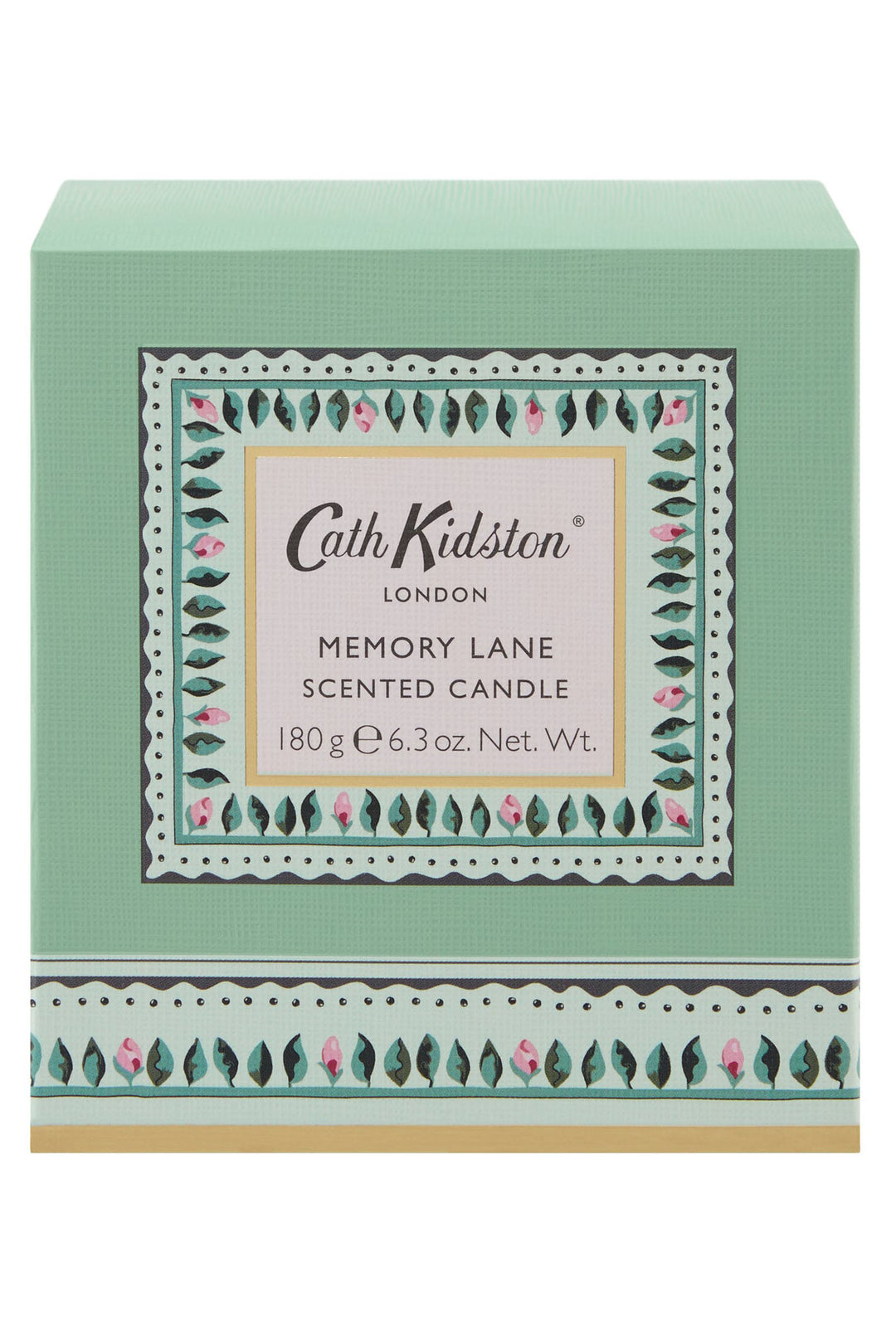 Cath Kidston Home Fragrance Light Green Memory Lane Glass Candle - Experience Boutique