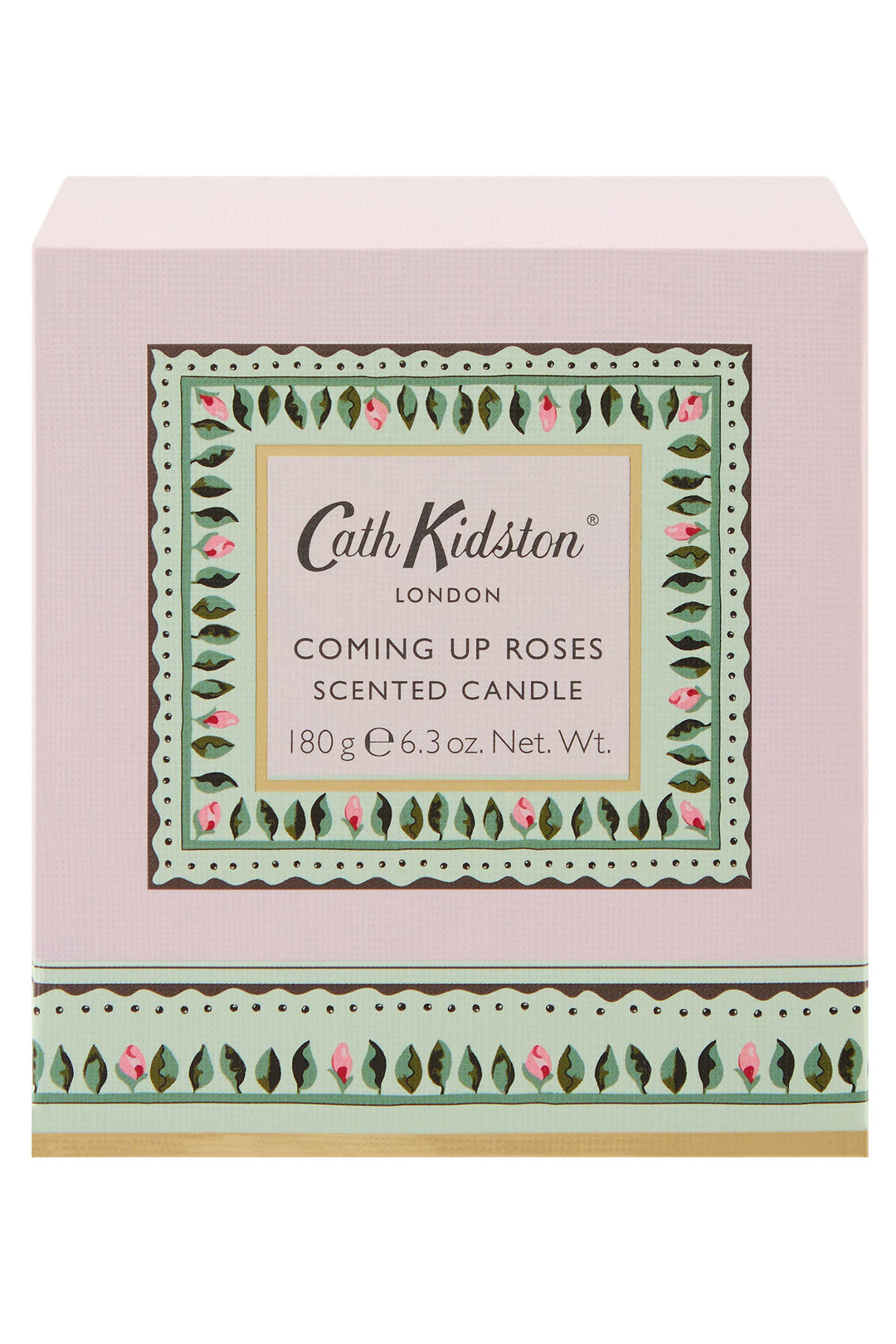 Cath Kidston Home Fragrance Pink Coming Up Roses Glass Candle - Experience Boutique