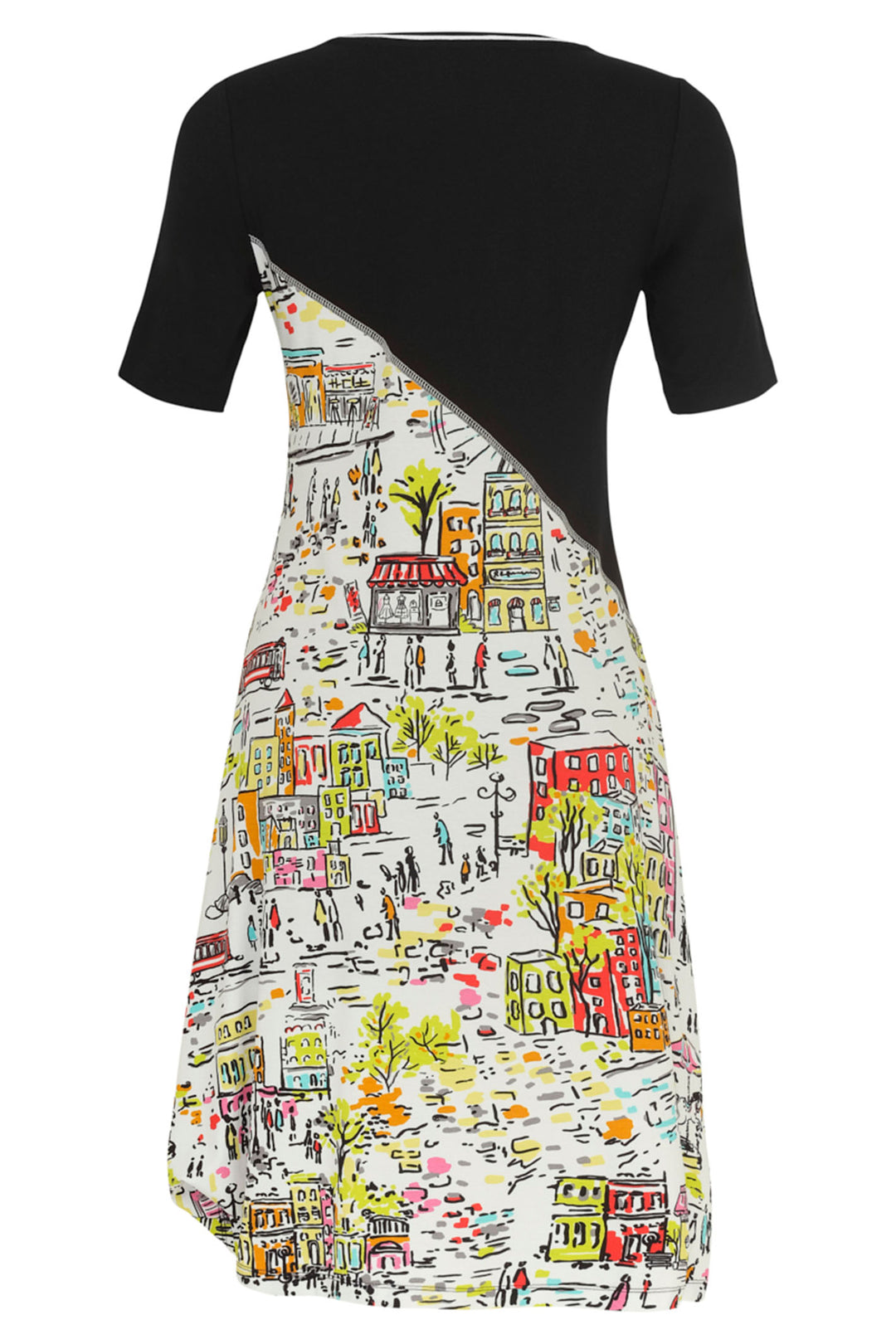 Dolcezza 24126 Love The City Jersey Dress - Experience Boutique