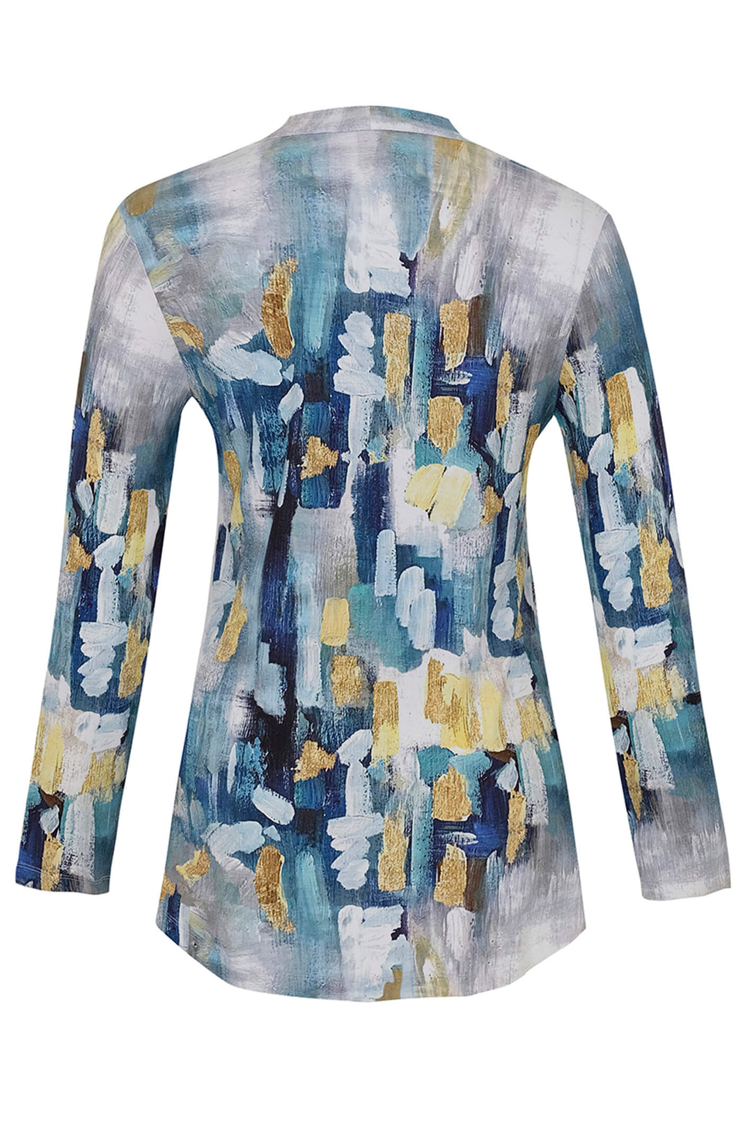 Dolcezza 73621 Blue Angel Movano Rivas Long Sleeve Tunic Top - Experience Boutique